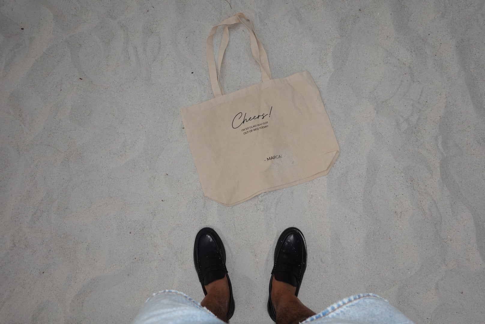 Exclusive Cheers Tote: I’m so glad you got out of bed today!(FREE U.S. SHIPPING)